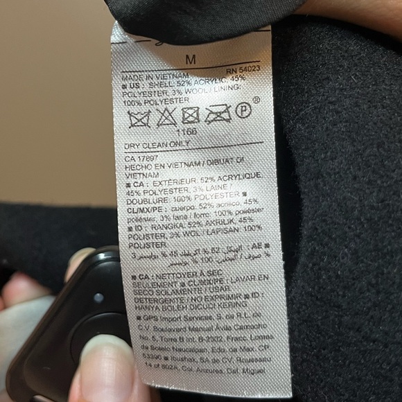 Old Navy Women’s Peacoat Jacket Size Medium - Picture 9 of 9